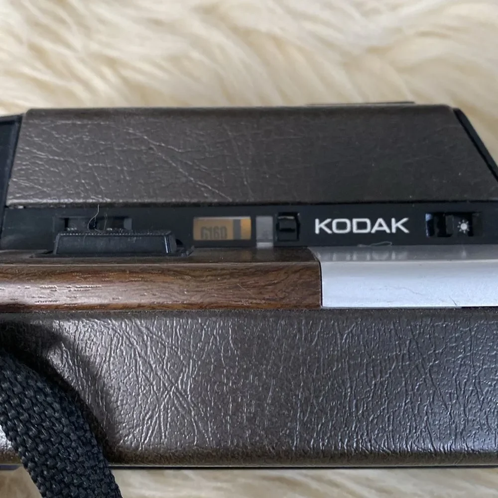 Kodak Vintage Movie Camera XL55 Made in USA - Black and Silver